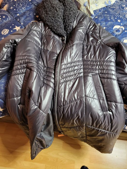 Geaca dama marimea 54 poloneza cu pana gasca
