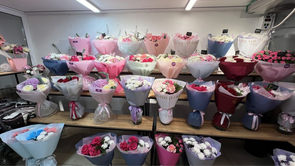 Букеты от 7000 тг