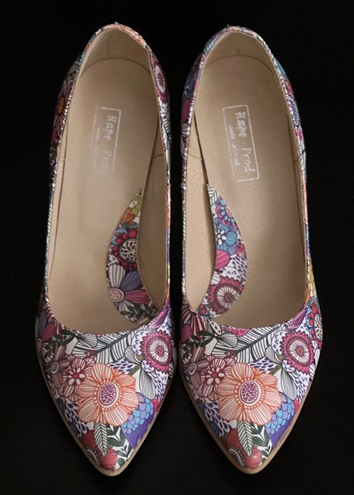 Stiletto piele naturală