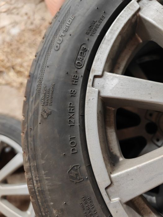 Jante aliaj  cu anvelope vara 2023 VW, Audi, Seat, SKoda(5X100)