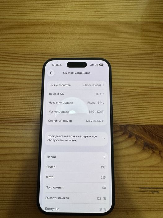 Айфон 15 про 128 гд 90% акб