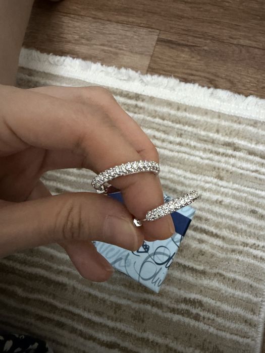 Серьги Сваровски