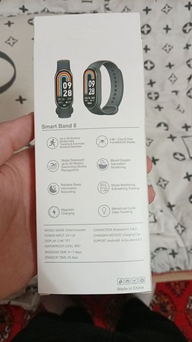 Mi band 8 narxi donasi 100000 soʻm ikkita osez kelishtirib beraman