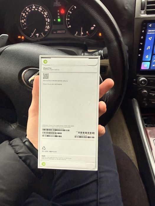 Iphone 17 Pro - 512GB Nano sim + E sim