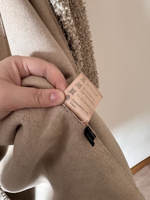 Шубка тэдди бежевая