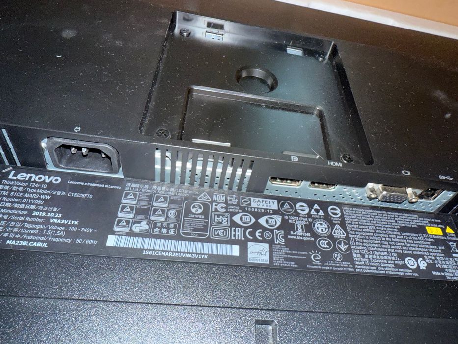 Monitor LED Lenovo ThinkVision T24 i -10