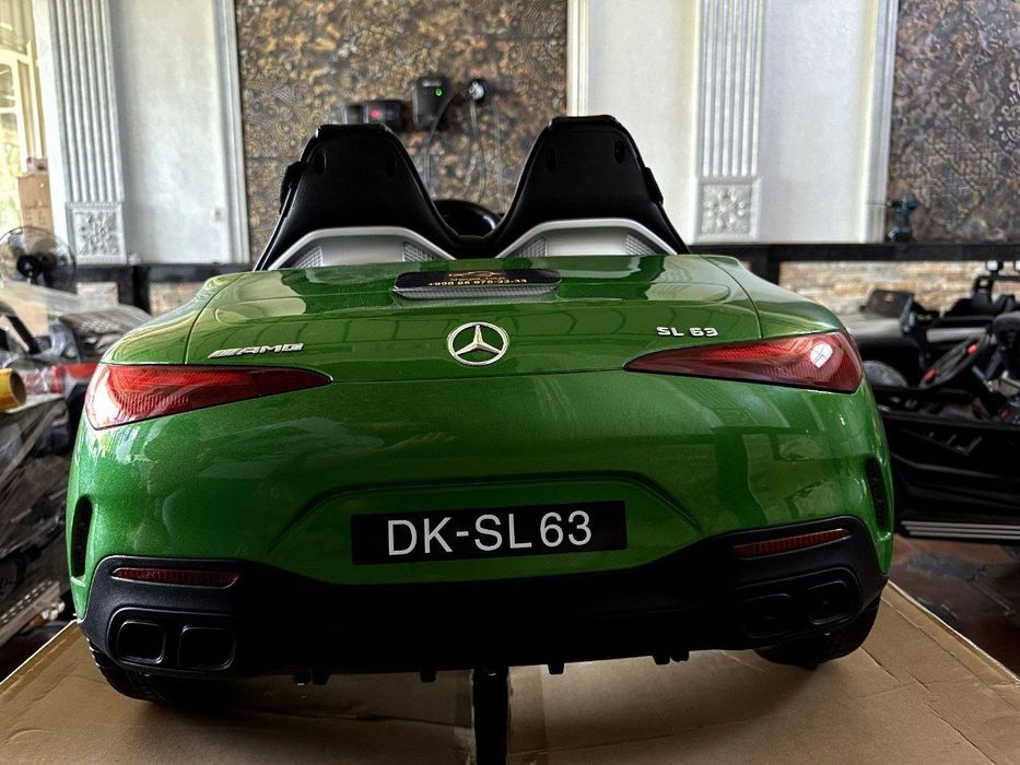 Лицензионный Икки У́риндикли Mercedes Benz SL 63 болалар электромобили