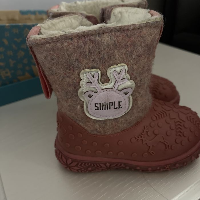 Зимняя обувь для девочек 22-23 размер