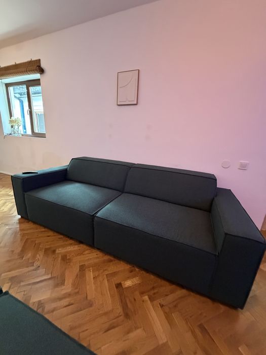 Canapele de  4 pers The Home. 2 bucati. Verde inchis
