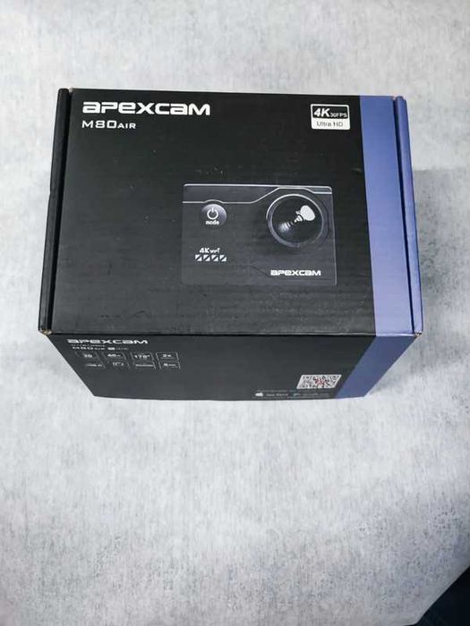 Cameră sport Apexcam M80 Air 4K WiFi, 20MP, waterproof 40m,set complet