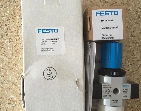 FESTO пневмоцилиндр Регулятор Фильтр,Монометр, клапан
