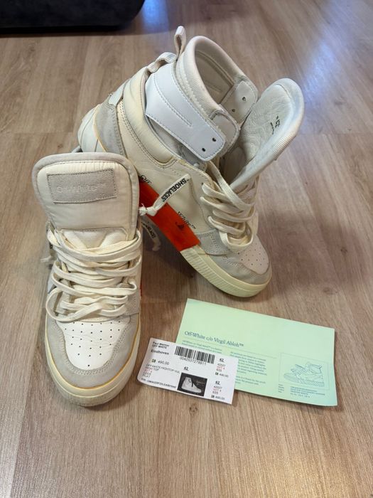 Off white vulcanized high