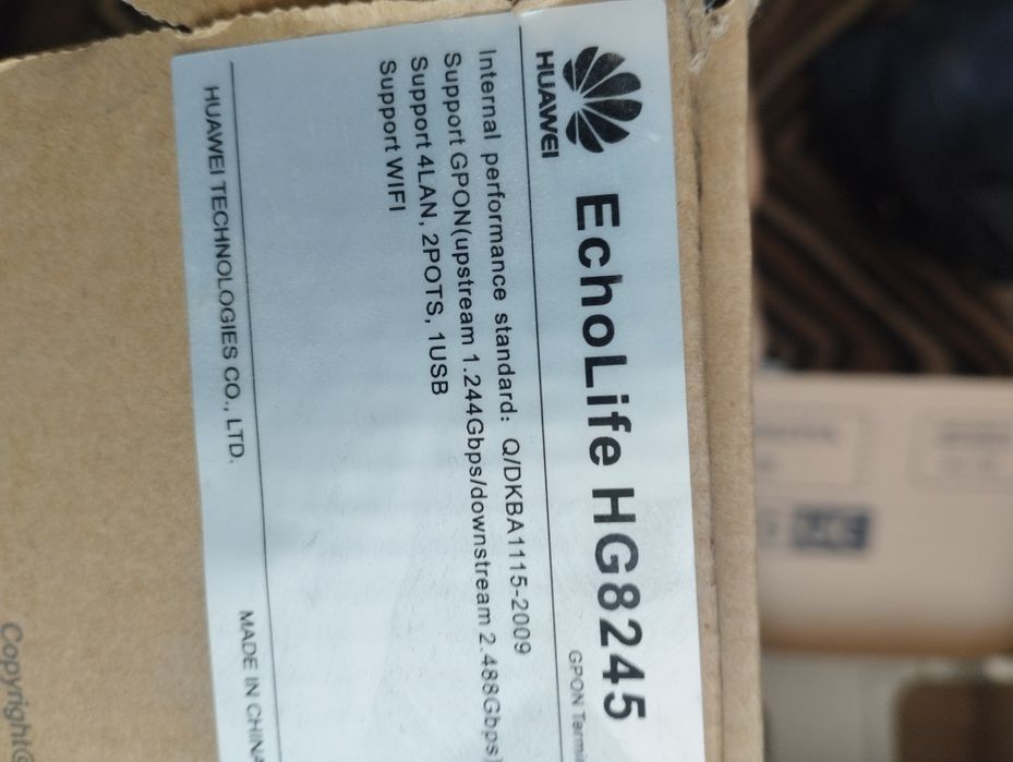 Модем Huawei  echo life hg8245