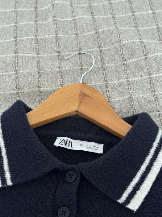 Син пуловер Zara L