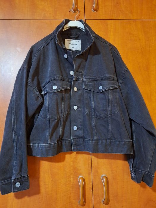 Тъмни сиво дънково яке-H&M