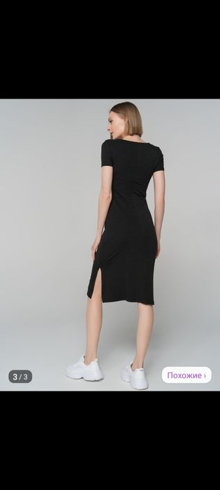 Продам платье в рубчик