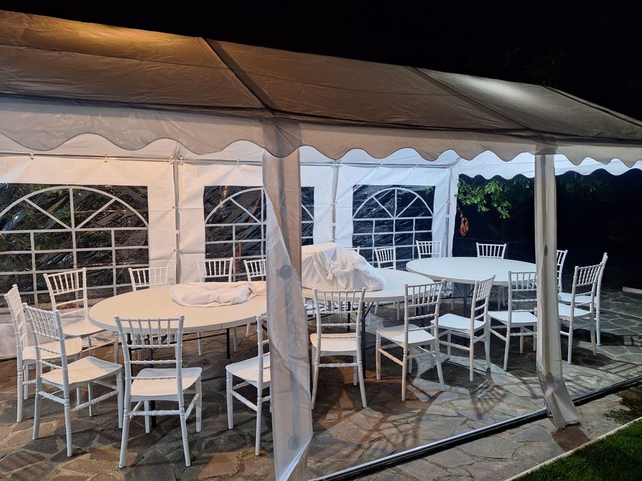 Inchiriere cort 4x8 m , capacitate 30-36 de persoane