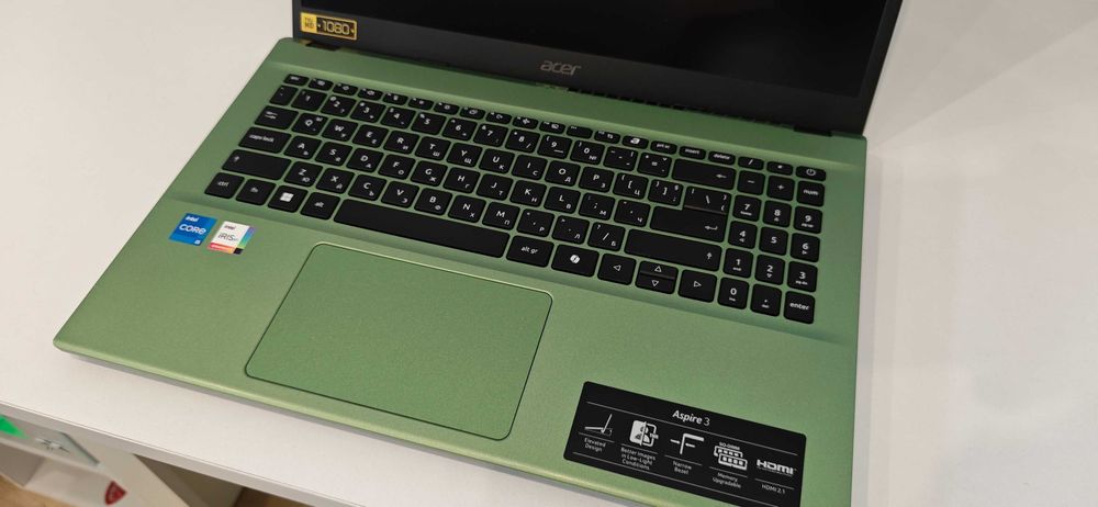 Aspire A315-59,i5-1235U, DDR4 RAM - 16GB. SSD - 512GB PCIe NVMe. Като нов! Без следи от употреба!