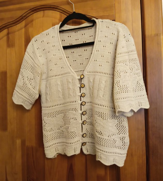 Блузы вязаные. Лен. 48-50размер