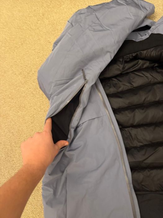 Geaca arcteryx baby blue