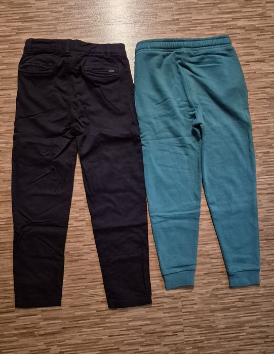 Lot 2 pantaloni copii marime 7-8 ani, 128 cm, Zara si M&S