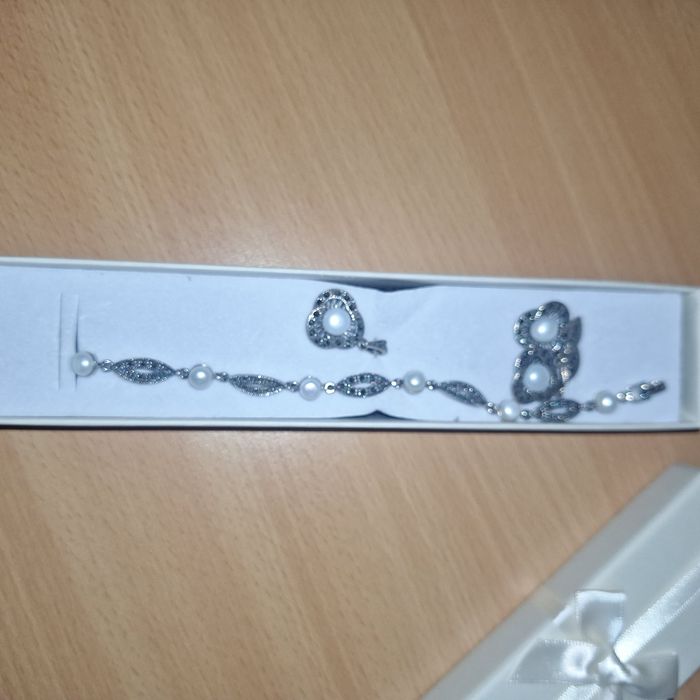 Set argint dama,cercei,bratara ,pandativ