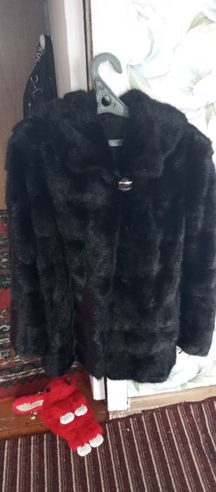 Норковая шуба с кулисками