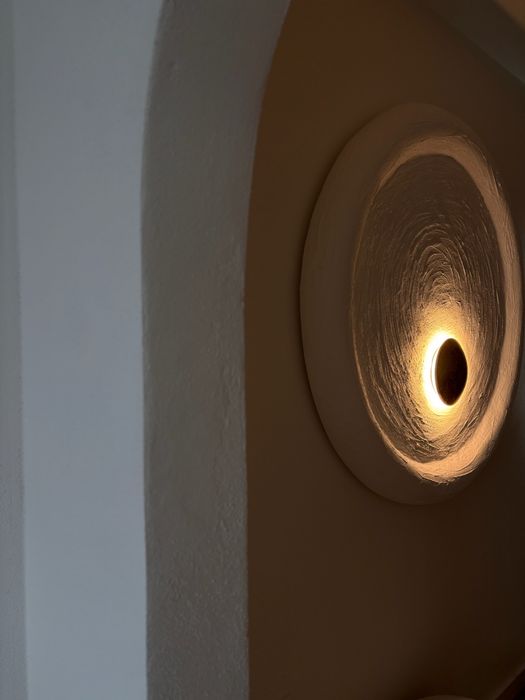 Vand lampa de perete unicata creata manual