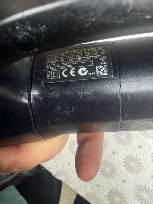 Машини на    Festool ексцентричен шлайф,Зеге и Ренде