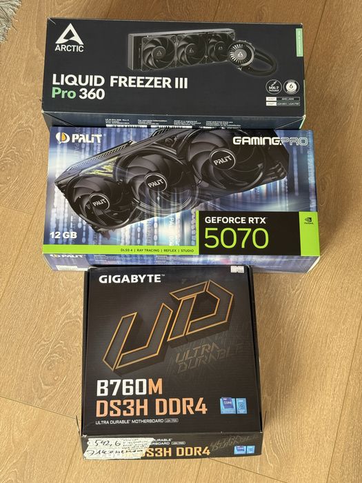 Компьютер 14700kf и rtx 5070