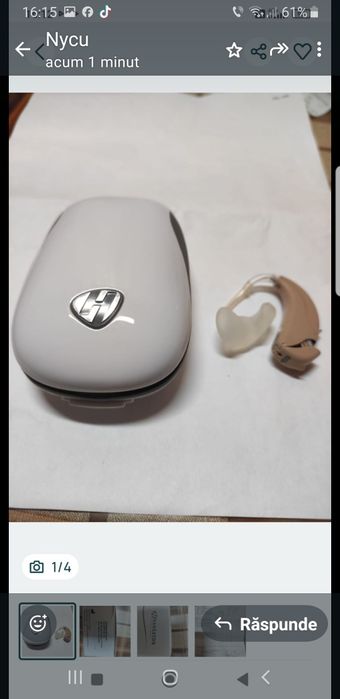 Aparat auditiv folosit.