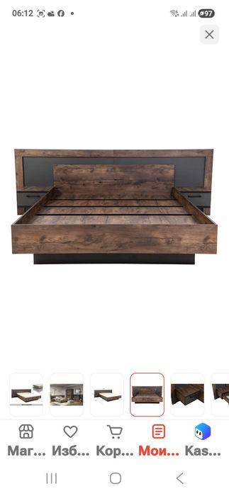 Продам двух спальную кровать б/ү