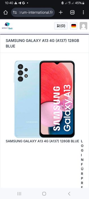 SAMSUNG A13 kafolati bilan