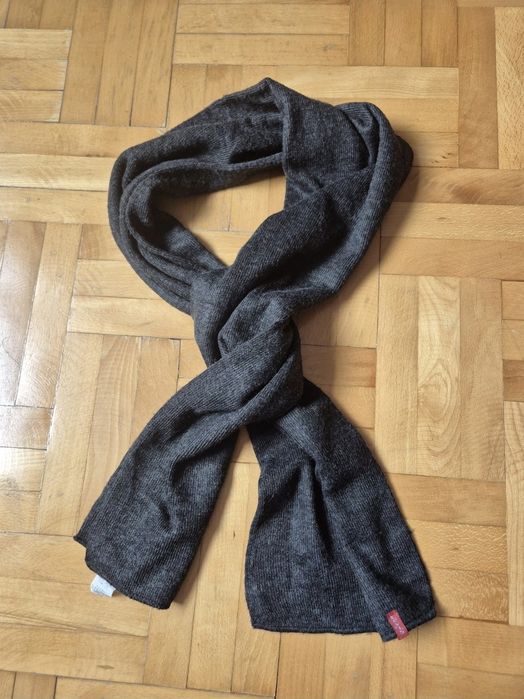 Eșarfă Iarnă Levi's Originală, Tricotată, Logo Brodat, Acrilic, Unisex