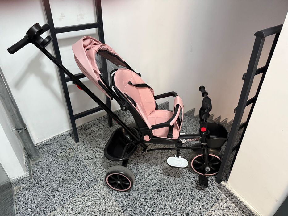 Триколка със сенник Chipolino - Max Sport, маршмелоу