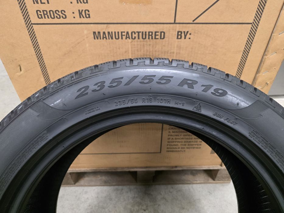 235/55/19 101H XL 4бр.PIRELLI WINTER-RUN FLAT-Неразличими от НОВИ-MOE