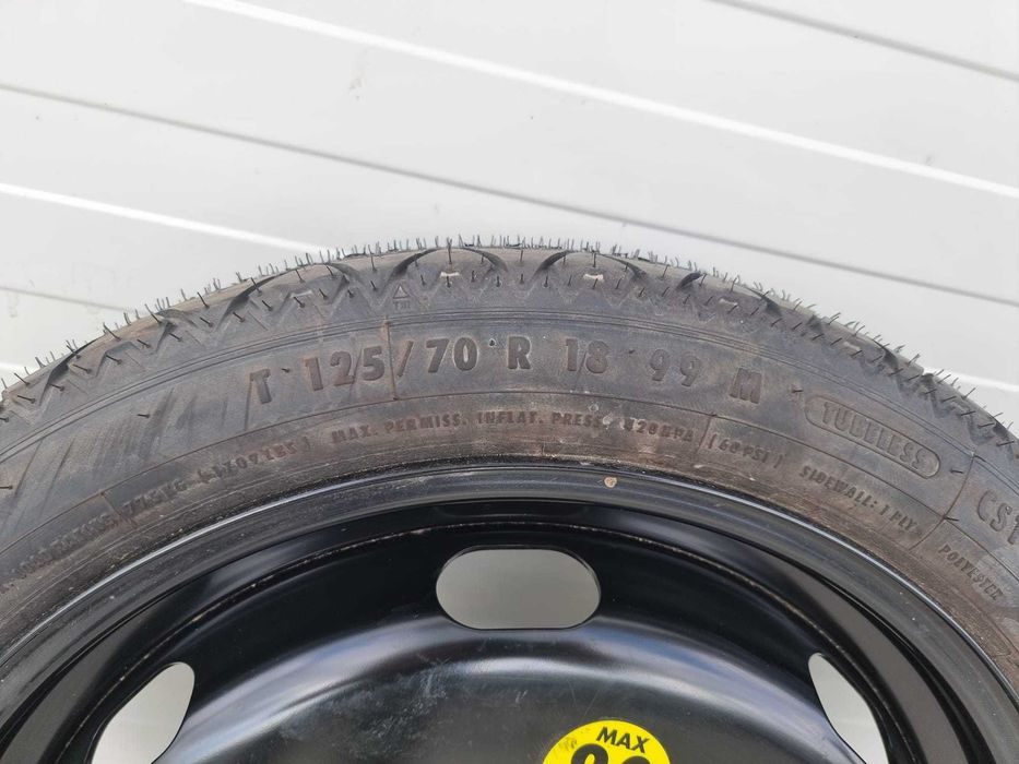 Rezerva Slim/Ingusta R18 5x112 VW GOLF 5,6,7;Passat,Touran,Caddy,SKODA