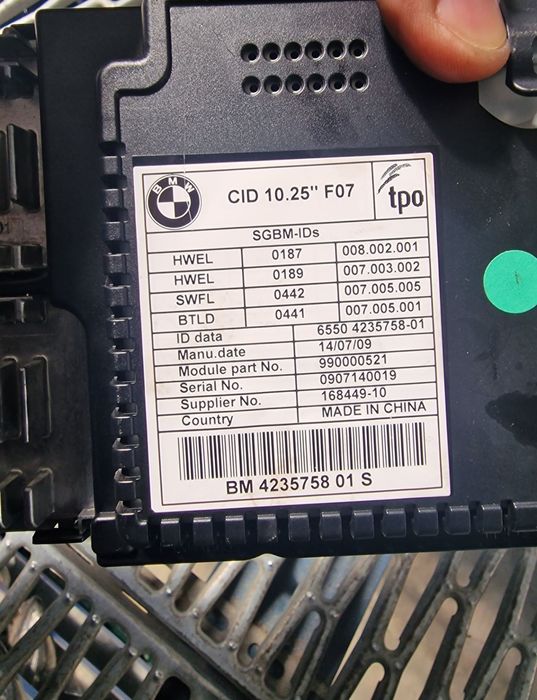 Unitate ecran  navigație mare cic bmw f07 f25 f26 x3 x4