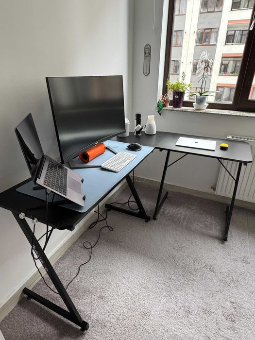 Birou de colt, gaming, Huzaro Hero 7.0, Carbon