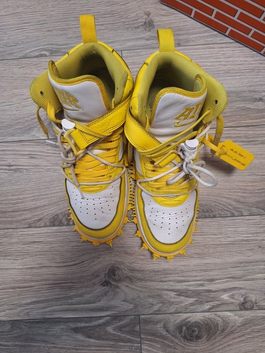 Air force 1 mid Off white Varsity Maize