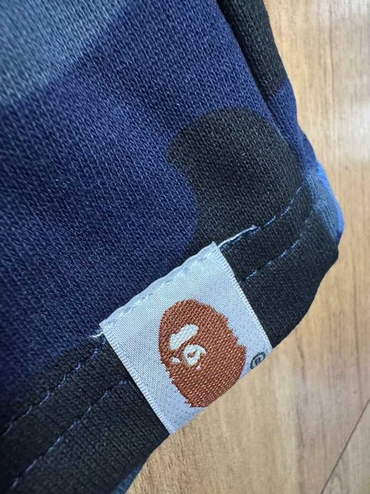 Bape Shark Blue Camo Shorts