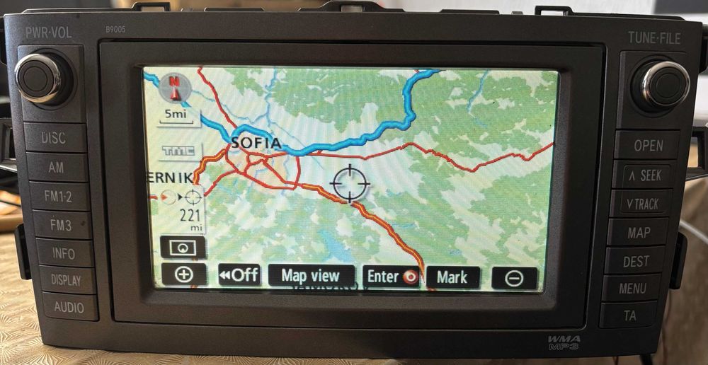 2020 v2 Ново Диск Навигация TOYOTA LEXUS Сърбия Македония Tns600/700