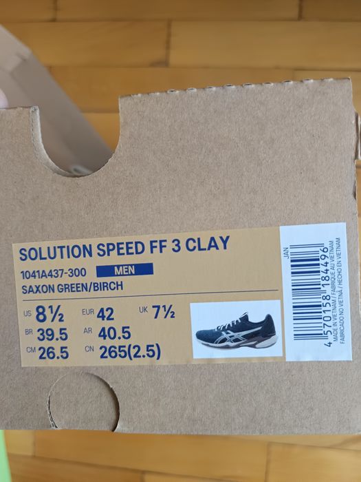 Нови маратонки Asics Solution speed FF 3Clayномер42