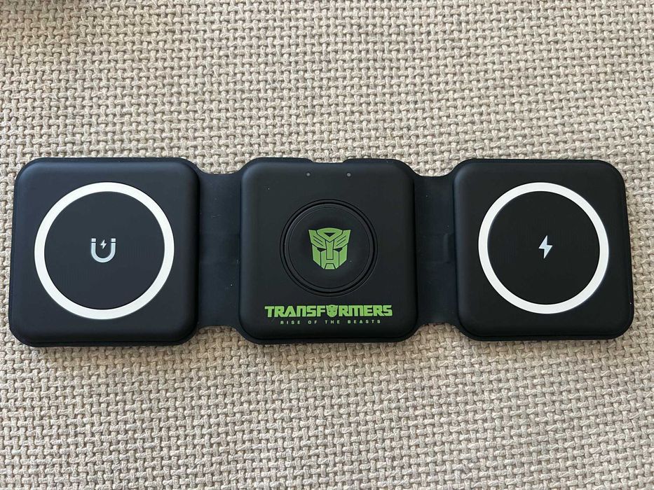 Безжично зарядно (3 in 1 Fast Charge Mat) Трансформърс