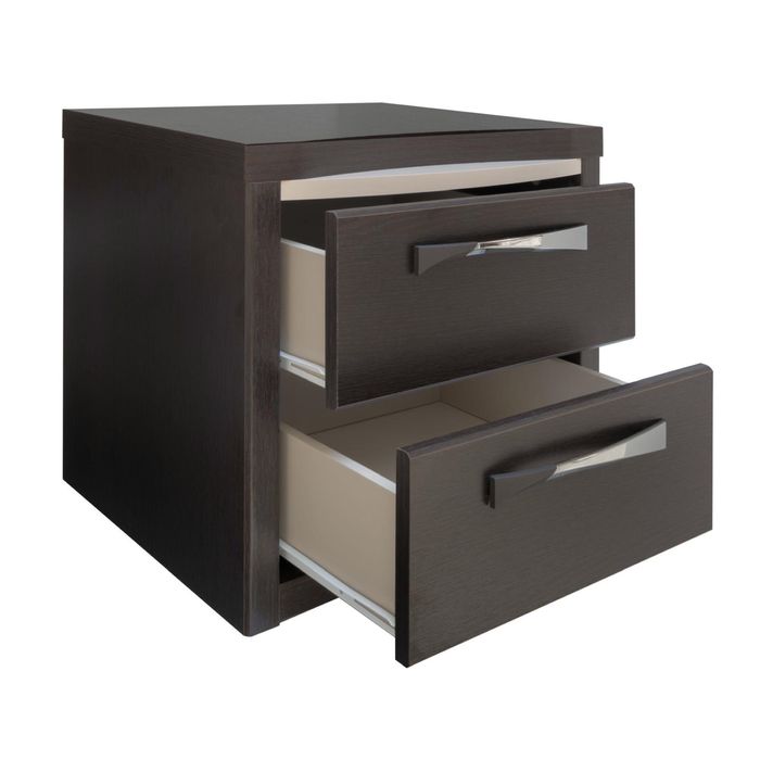 Vand Dormitor complet Allegro wenge+saten lucios, 5 piese , 25C