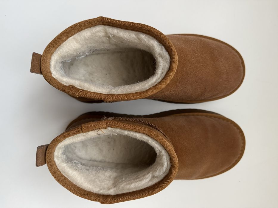 Угги короткие на платформе