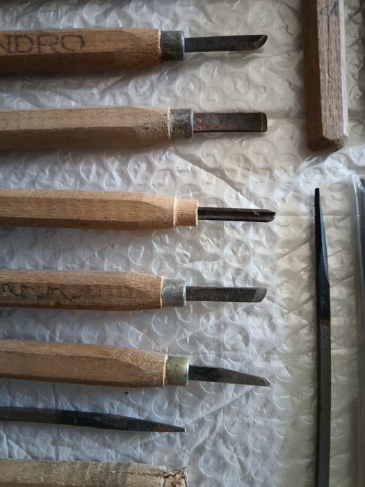Set dălți sculptură Sandro și gravoare profesionale F. Dick (Germania)