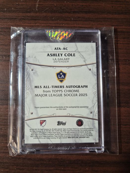 Ashley Cole Topps auto/25