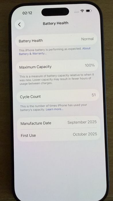 iPhone 17 Pro nou , folosit o luna maxim