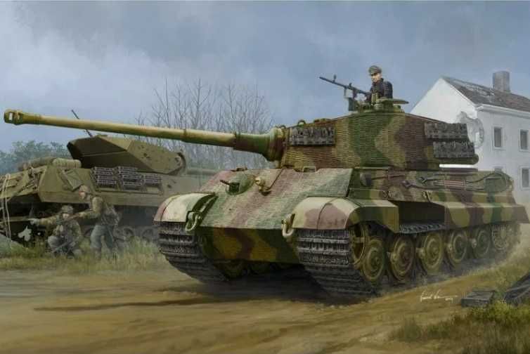 конструктор сборная модель 1/35 танк T-VIB «Тигр» с башней Хеншель